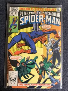 The Spectacular Spider-Man #75 front cover