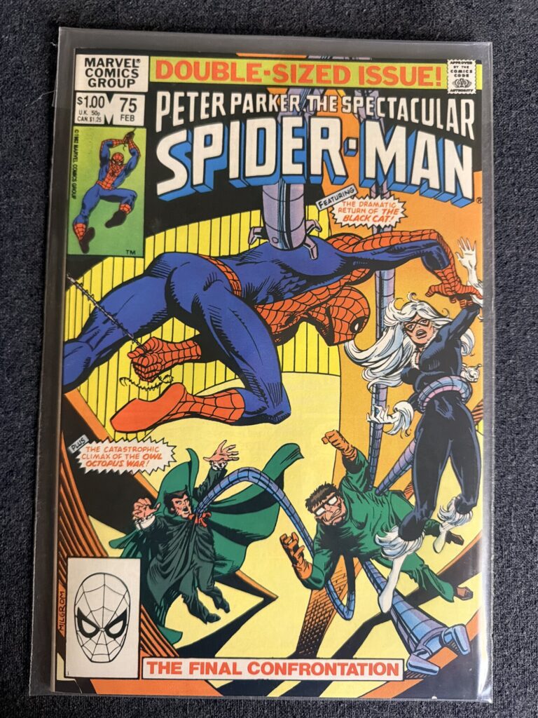 The Spectacular Spider-Man #75 front cover