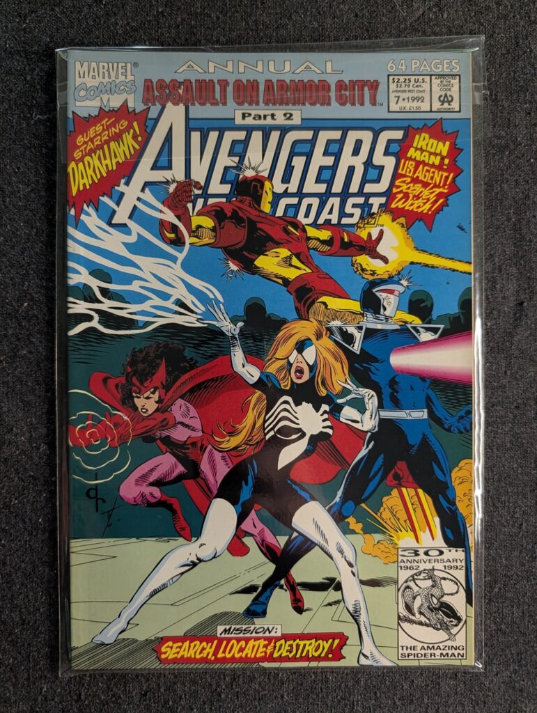 Avengers West Coast Annual #7 front cover
