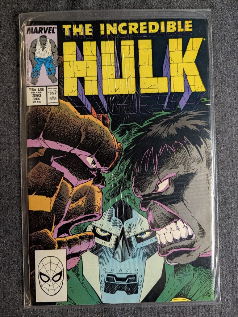 The Incredible Hulk #350 front cover