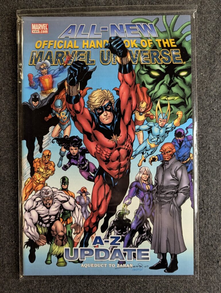 All-New Official Handbook of the Marvel Universe A-Z Update #4 front cover