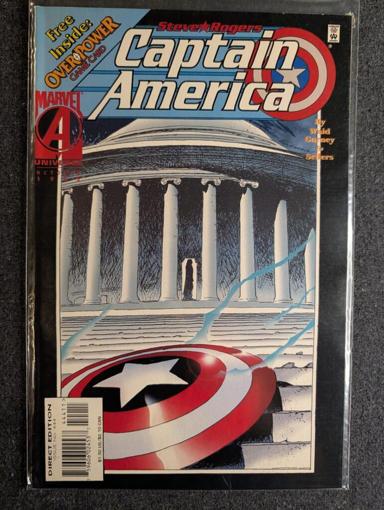 Captain America #444 front cover