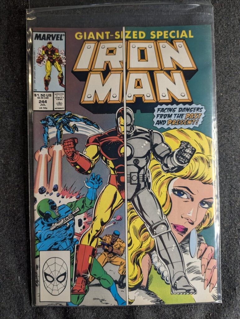 Iron Man #244 front cover