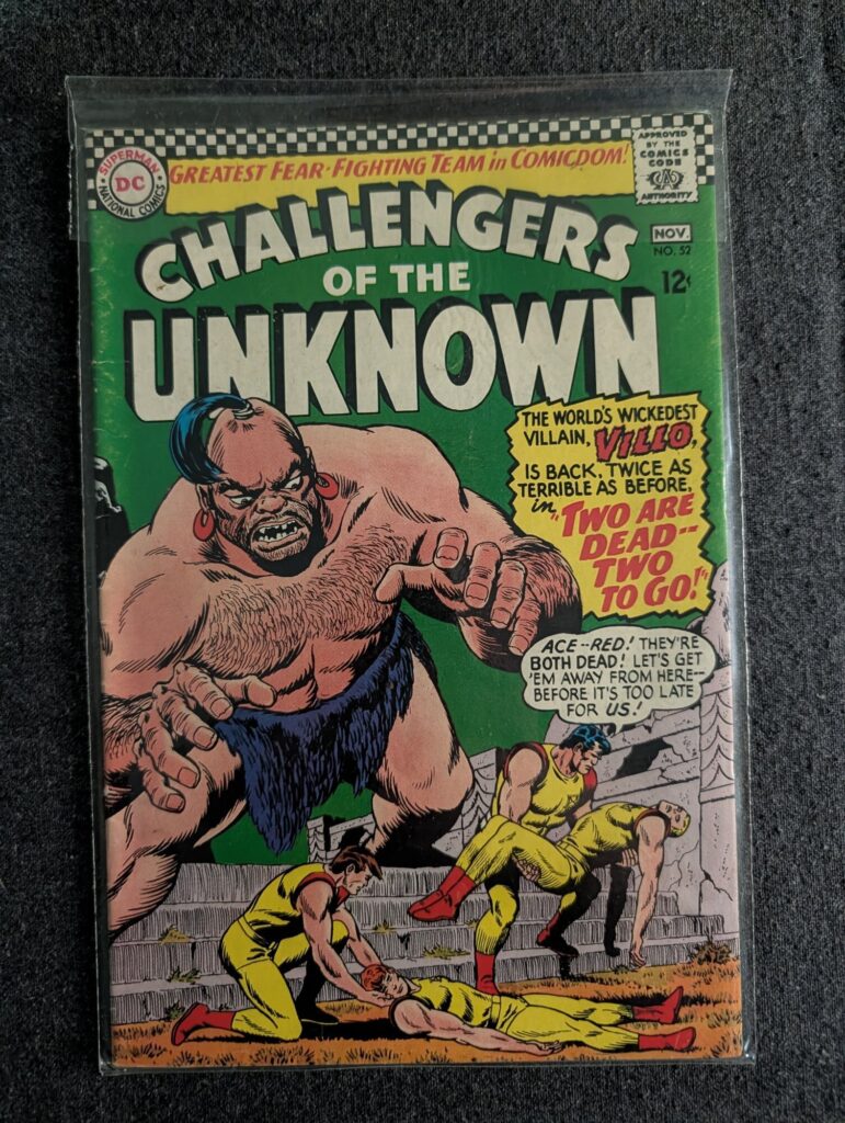 Challengers of the Unknown #52 front cover