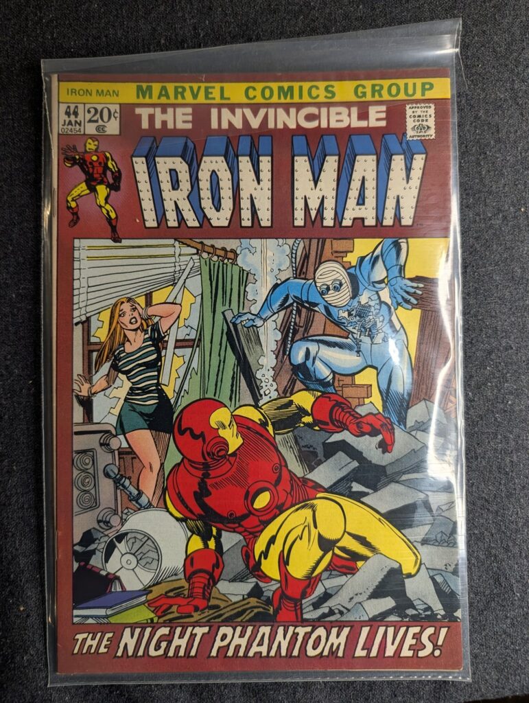 Iron Man #44 front cover