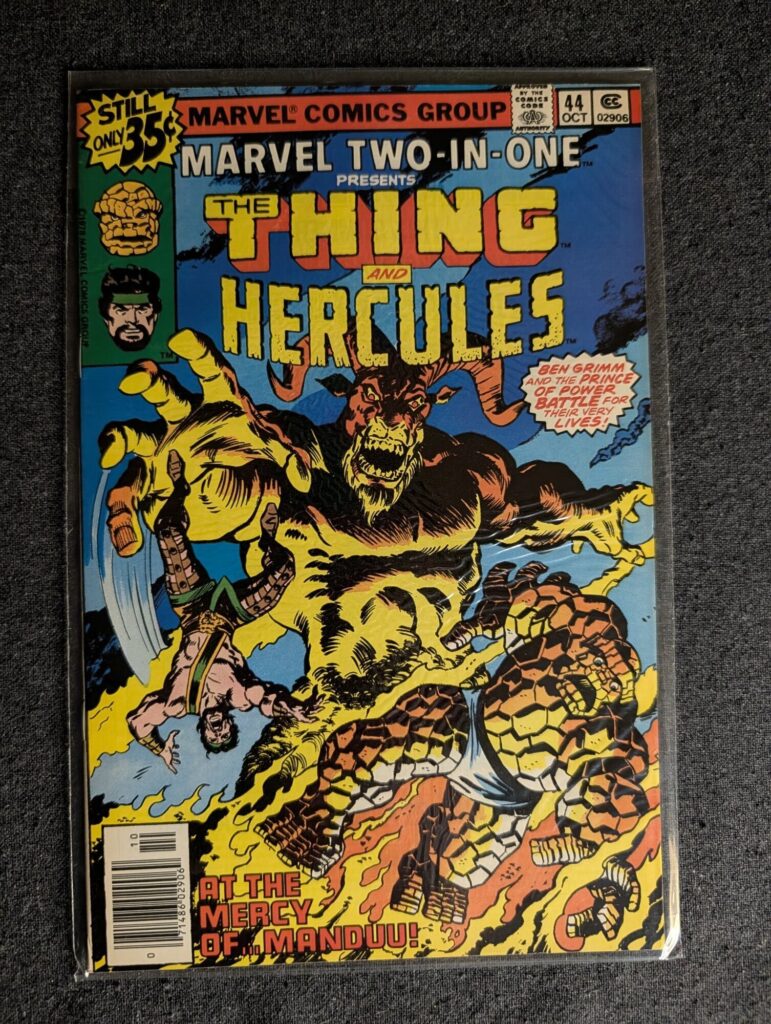 Marvel Two-In-One #44 front cover