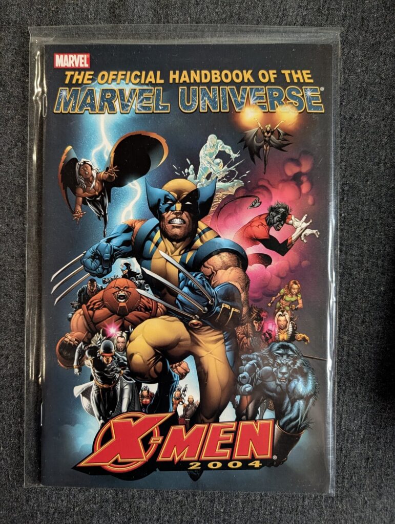 Official Handbook of the Marvel Universe: X-Men 2004 #1 front cover