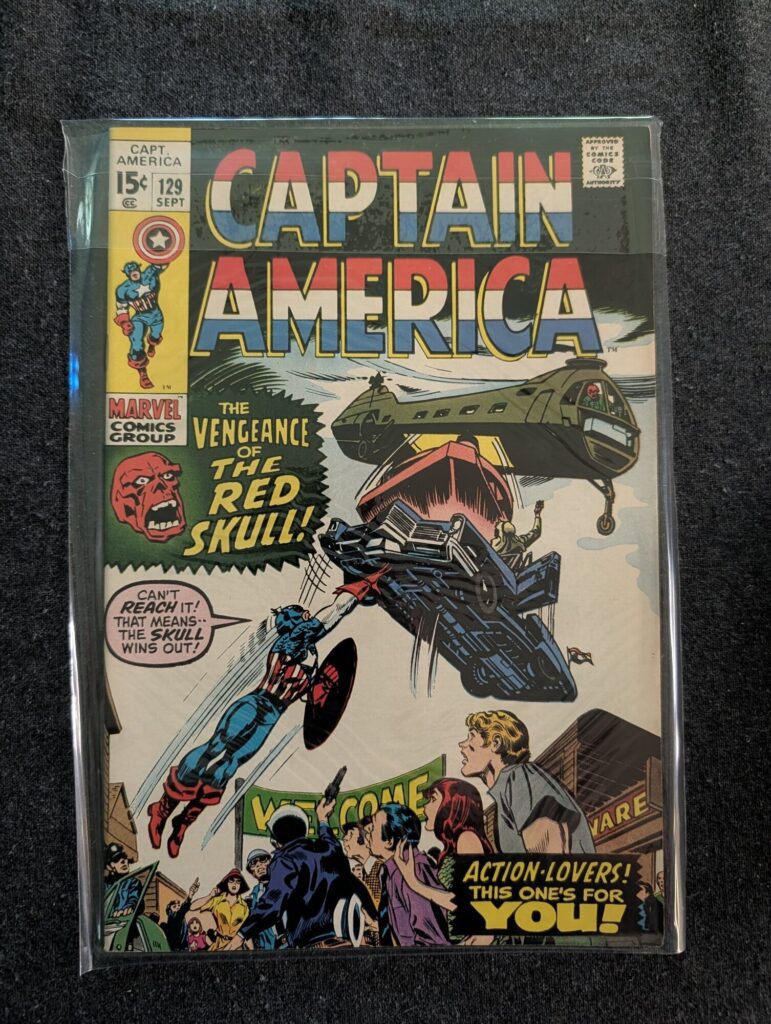 Captain America #129 front cover