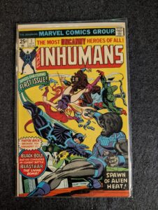 The Inhumans #1 front cover