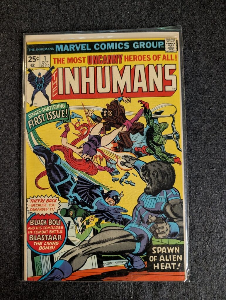 The Inhumans #1 front cover
