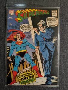 Superman #209 front cover