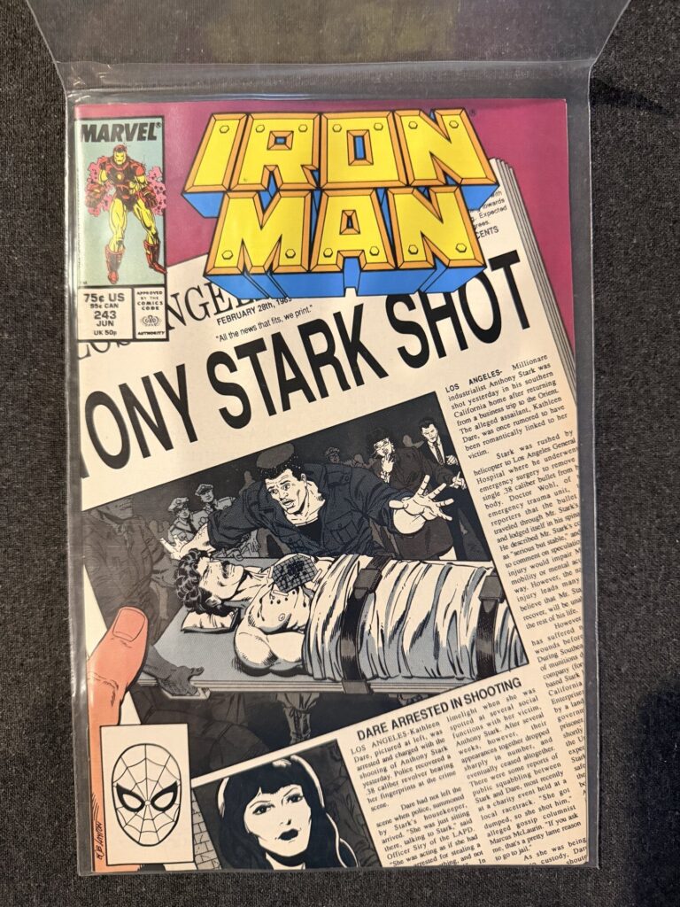 Iron Man #243 front cover