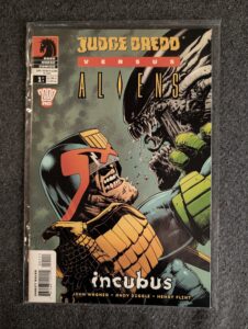 Judge Dredd vs Aliens: Incubus #1 front cover