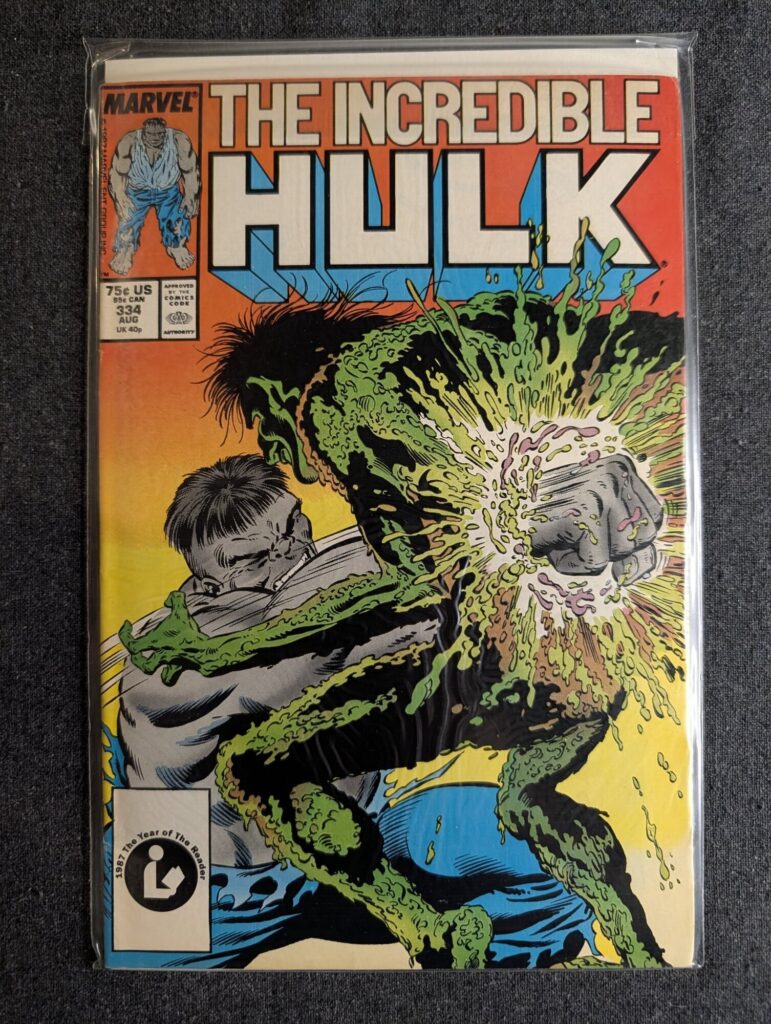 The Incredible Hulk #334 front cover