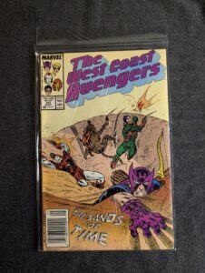 The West Coast Avengers #20 front cover