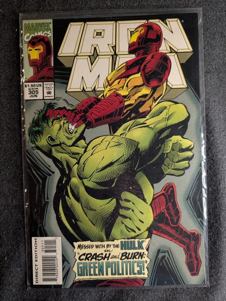 Iron Man #305 front cover
