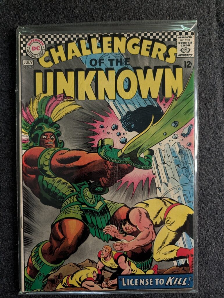 Challengers of the Unknown #56 front cover