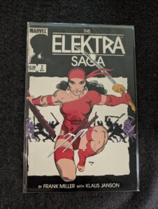 The Elektra Saga #2 front cover