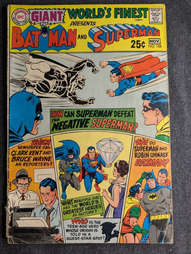 World's Finest Comics #188 front cover