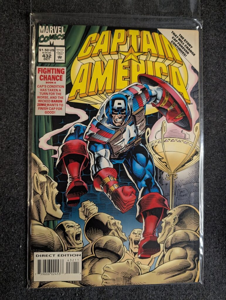 Captain America #432 front cover