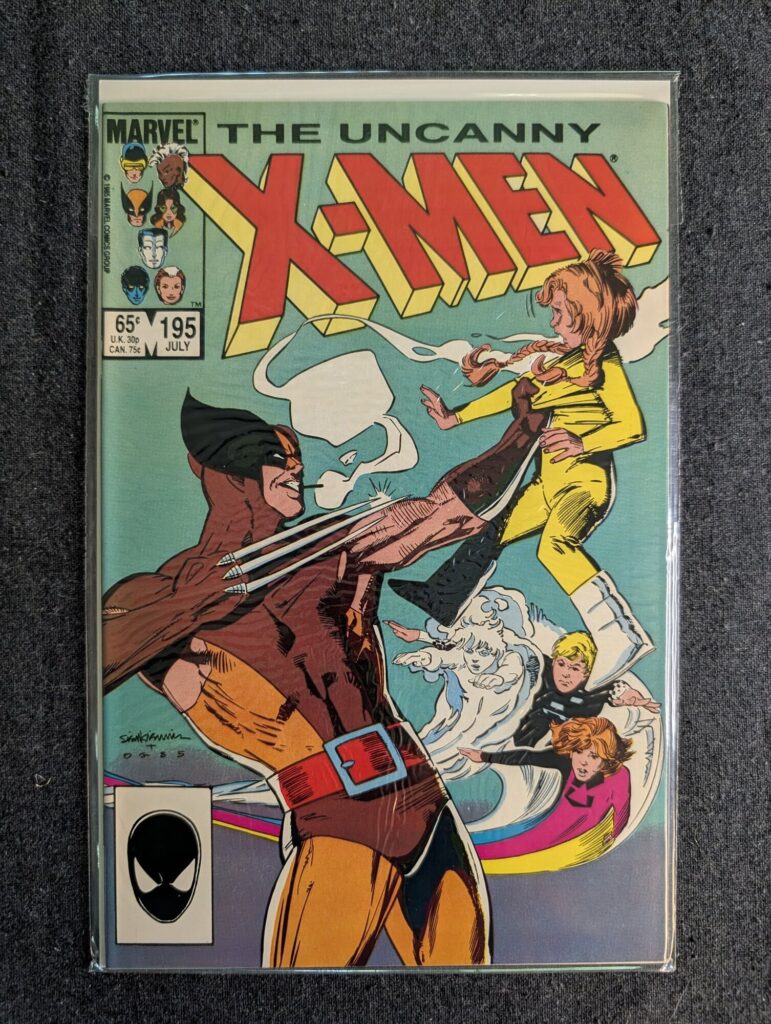 The Uncanny X-Men #195 front cover