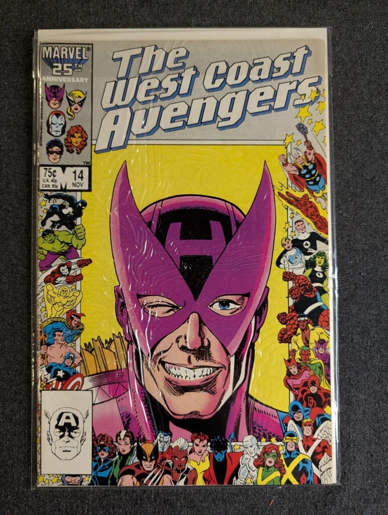 The West Coast Avengers #14 front cover