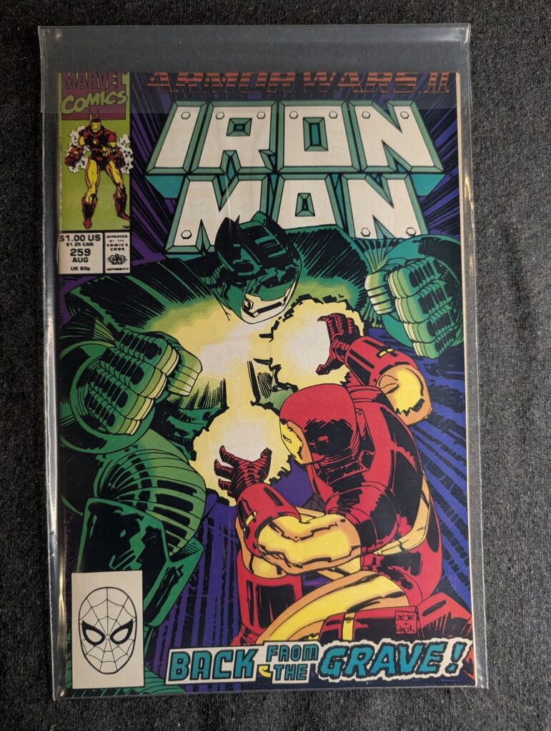 Iron Man #259 front cover