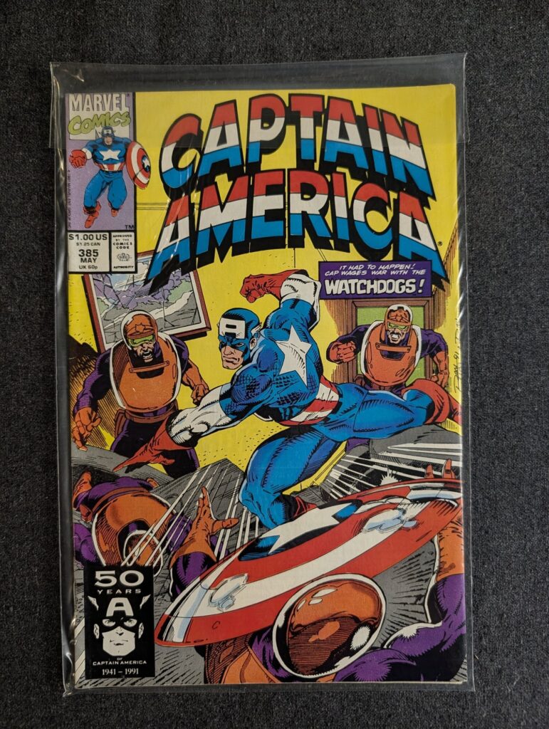 Captain America #385 front cover
