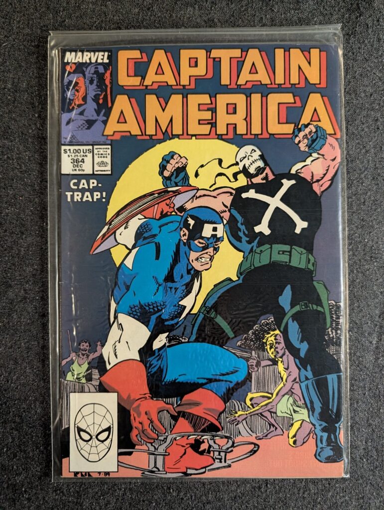 Captain America #364 front cover