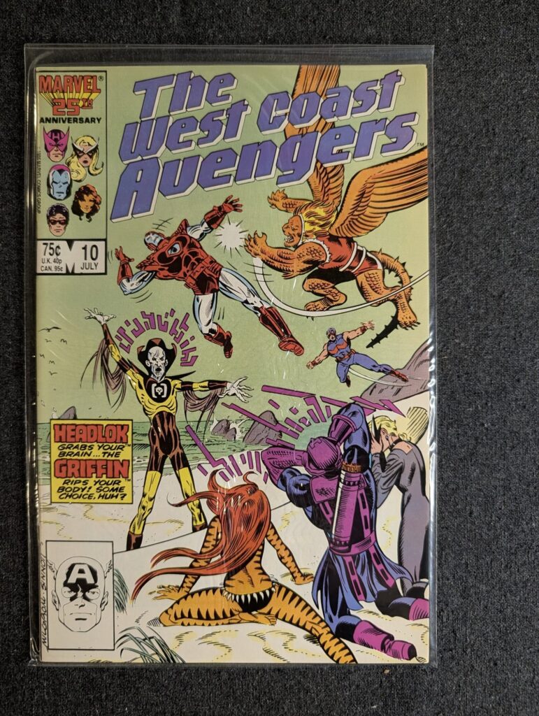 The West Coast Avengers #10 front cover