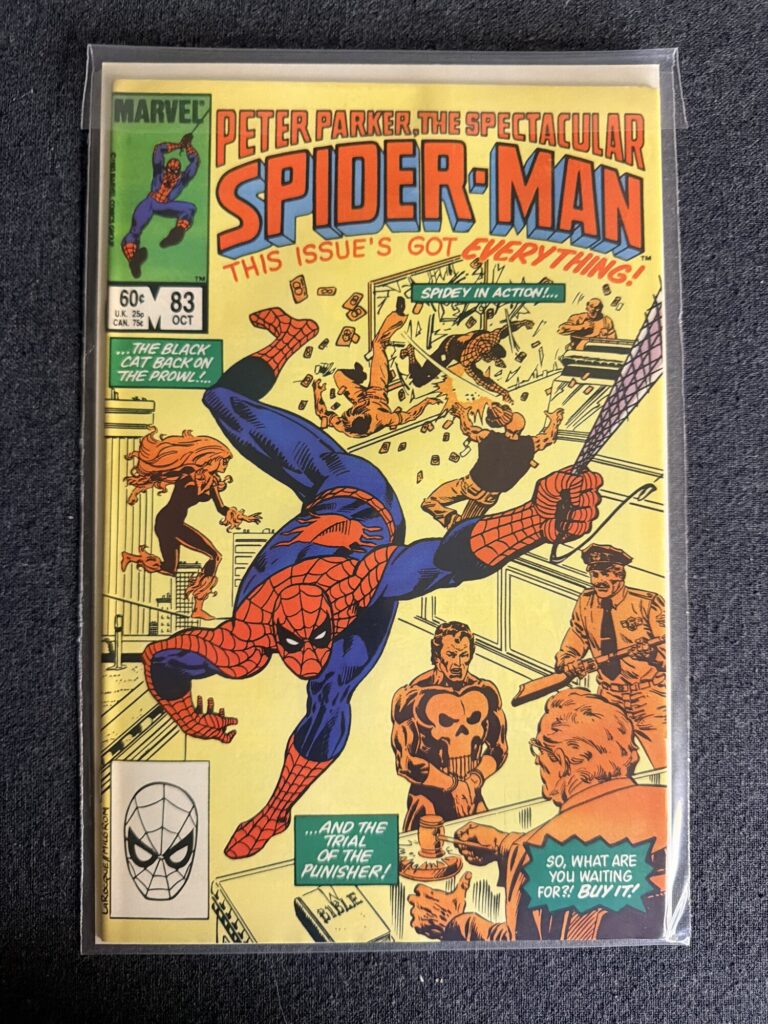 Peter Parker, The Spectacular Spider-Man #83 front cover
