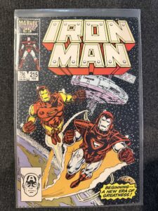 Iron Man #215 front cover