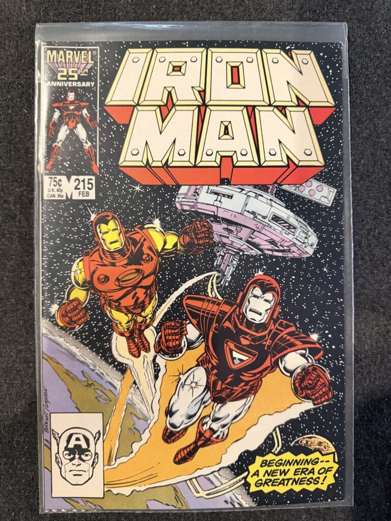 Iron Man #215 front cover