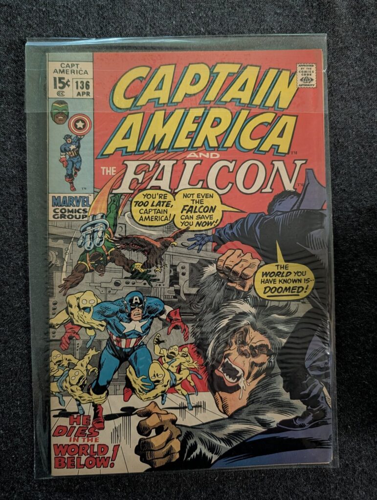 Captain America #136 front cover