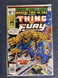 Marvel Two-In-One #26 front cover