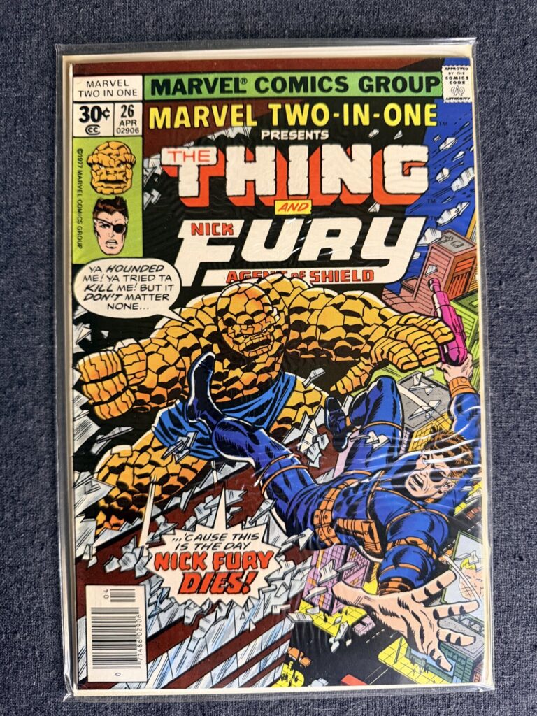 Marvel Two-In-One #26 front cover