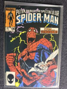Peter Parker, The Spectacular Spider-Man #106 front cover