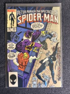 Peter Parker, The Spectacular Spider-Man #93 front cover