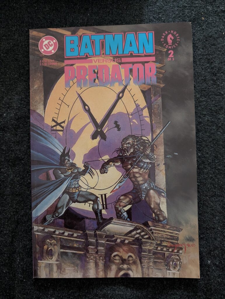 Batman versus Predator #2 front cover