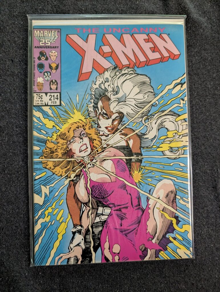 The Uncanny X-Men #214 front cover
