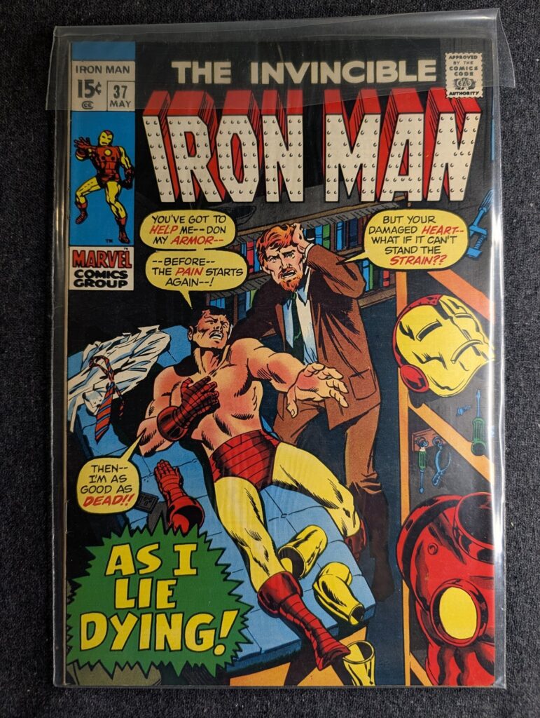 Iron Man #37 front cover