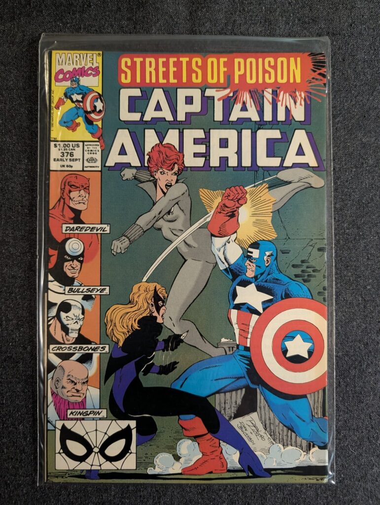 Captain America #376 front cover