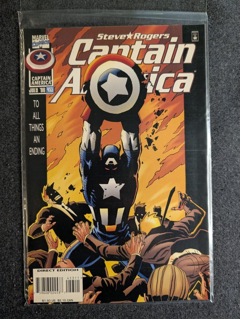 Captain America #453 front cover