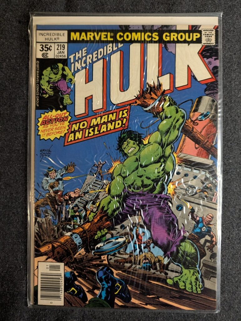 The Incredible Hulk #219 front cover