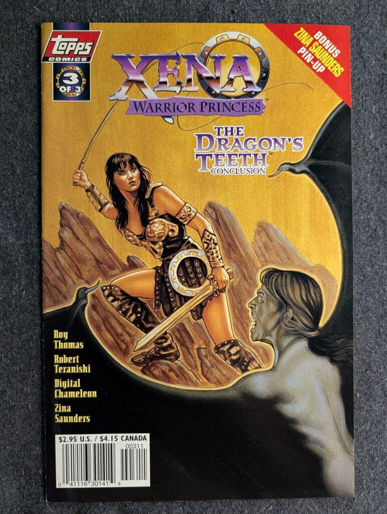 Xena: Warrior Princess: The Dragon's Teeth #3 front cover