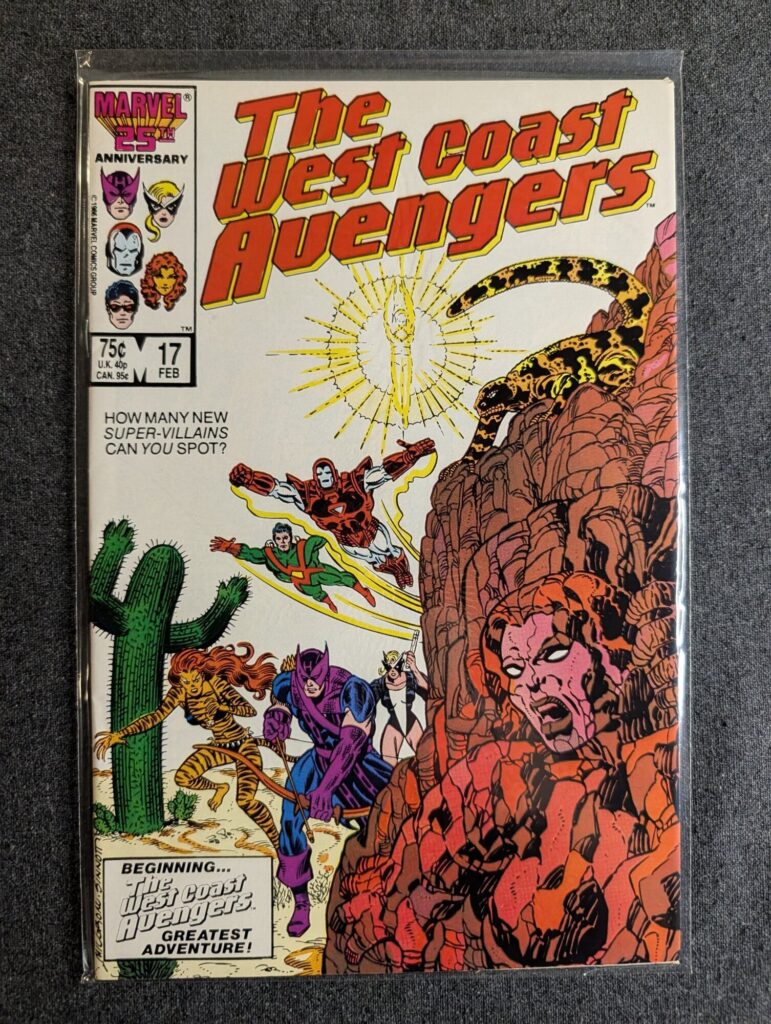 The West Coast Avengers #17 front cover