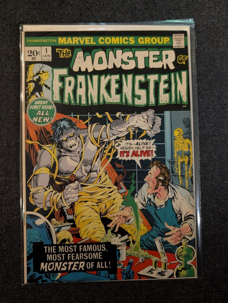 The Monster of Frankenstein #1 front cover