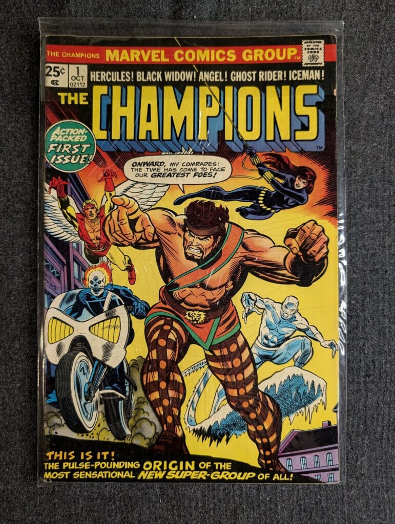 The Champions #1 front cover