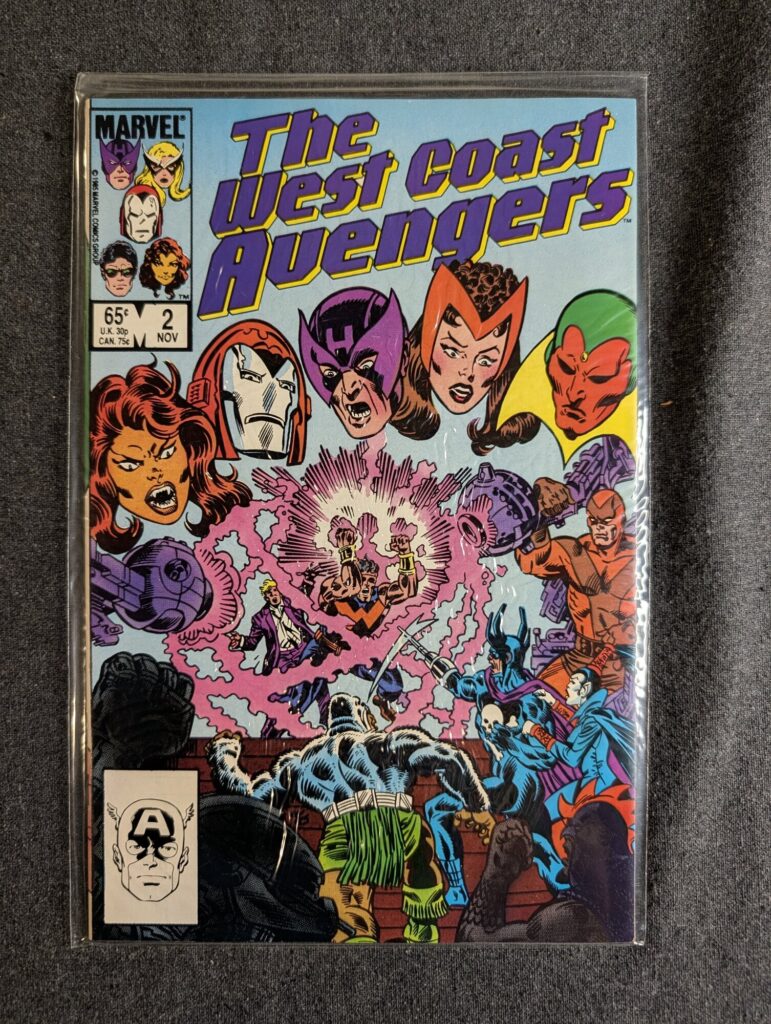 The West Coast Avengers #2 front cover