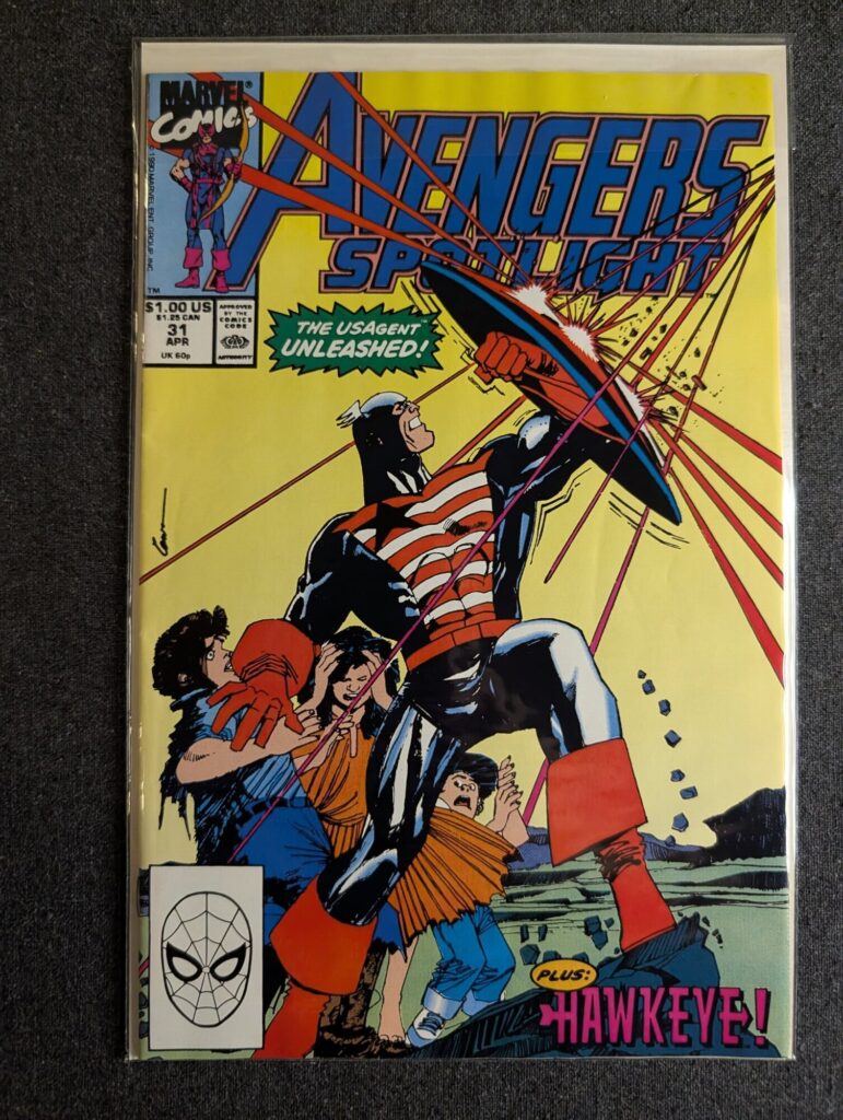 Avengers Spotlight #31 front cover